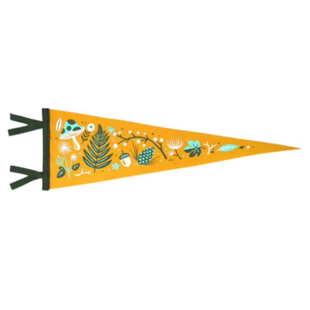 Brave the Woods * Felt Pennant * Wall Decor